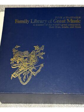 Funk & Wagnalls 22 LP Record Box Set Family Library of Great Music 1975